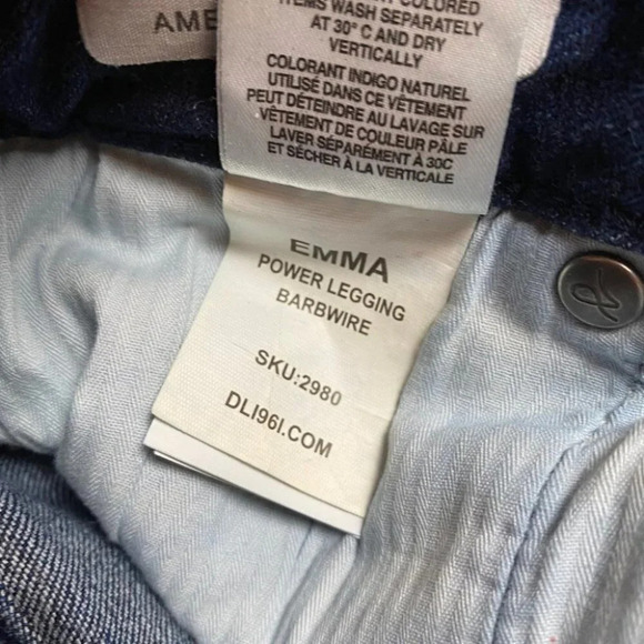DL1961 Blue EMMA Power Legging Size 28 - Picture 10 of 11